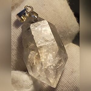 6.47g Herkimer Diamond Pendant - New - AAA Quality Herkimer Diamond Crystal